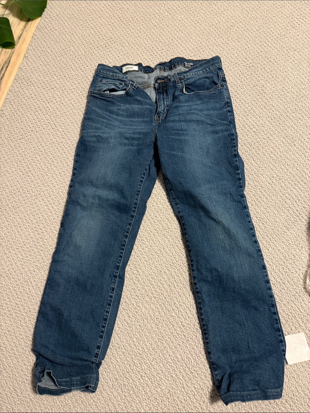 Classic Blue Straight-Leg Jeans Sonoma Brand